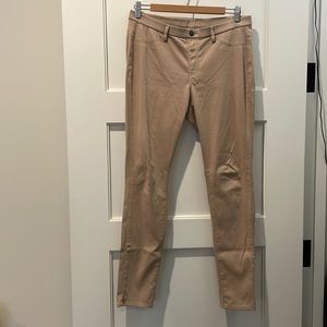 Tan Uniqlo jeggings